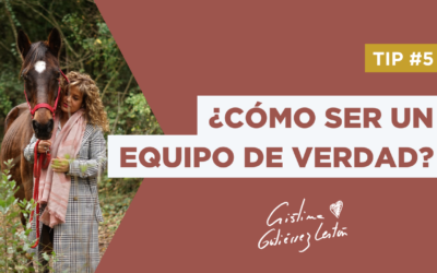 Los tips de Cristina Gutiérrez Lestón. 5 ¿Cómo ser un equipo de verdad?